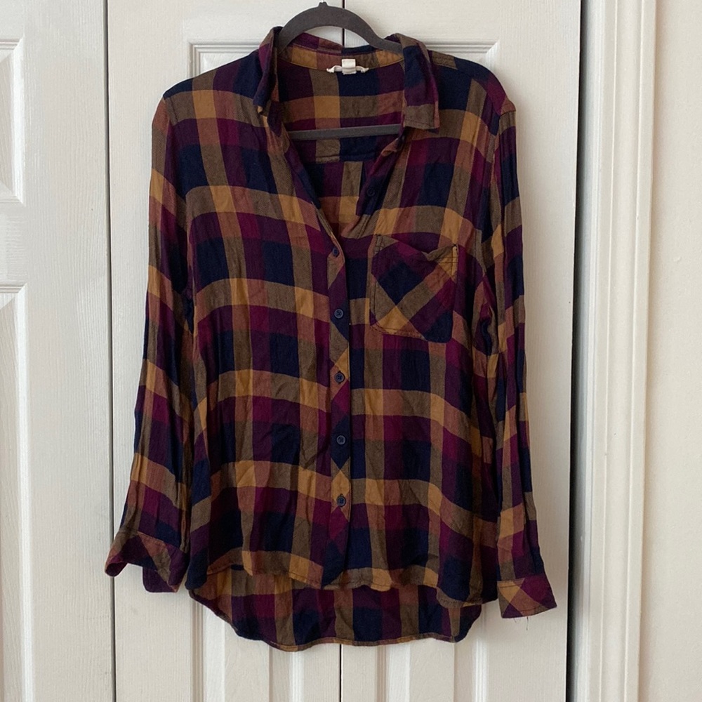 Plaid button down - Picture 2 of 3